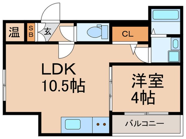 GRANDIR新深江の物件間取画像